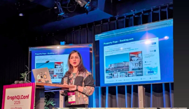 Mansi speaking at GraphQLConf Amsterdam 2025